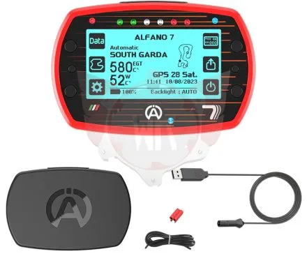 Alfano 7 2T mit U/Min- & USB-Ladekabel