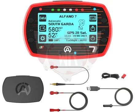 Alfano 7 2T-Kit 1 mit U/Min- & USB-Ladekabel
