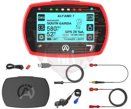 Alfano 7 2T-Kit 2 mit U/Min- & USB-Ladekabel