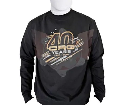 Sweat Shirt 40 Jahre CRG schwarz Größe L