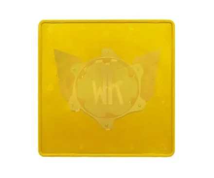 NUMBER PLATE KG YELLOW