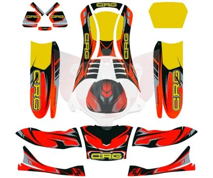 Kit autocollant CRG 507/509 complet