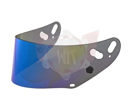 Écran ARAI miroir bleu et fumé, label FIA