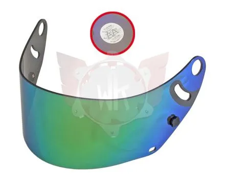 ARAI VISIER GRÜN 6er SERIE MIT FIA LABEL