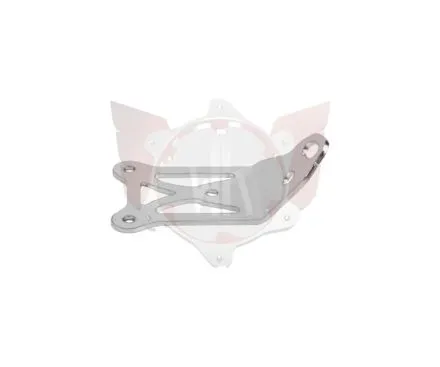 Silencer deflector support