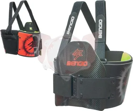 BENGIO BUMPER AB7 FIA 8870-2018, BLACK-ORANGE