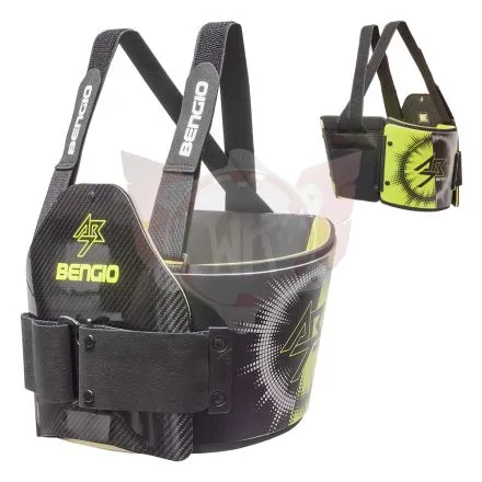 BENGIO BUMPER AB7 FIA 8870-2018, GRAU-GELB