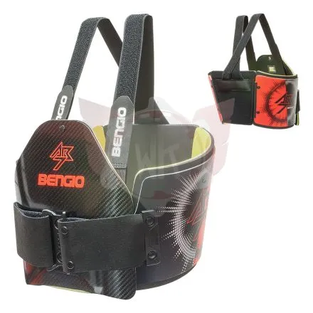 BENGIO BUMPER AB7L FIA 8870-2018, SCHWARZ-ORANGE
