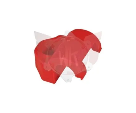 Fixation durit de frein type T, rouge