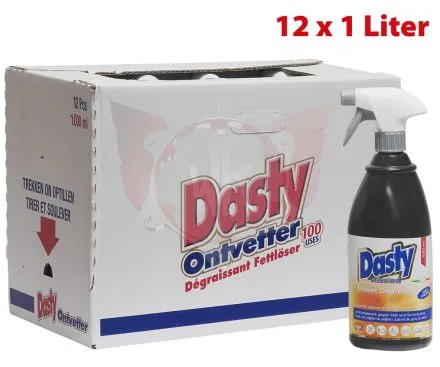 DASTY PROFESSIONAL FETTLÖSER 12 x 1 LITER