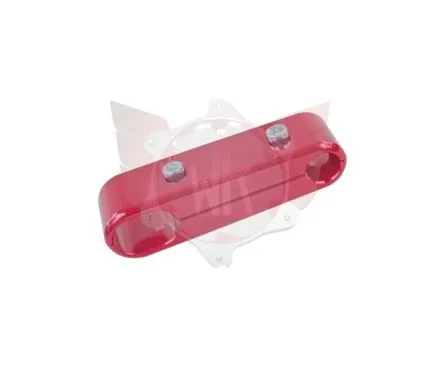 BUMPER CLAMP ALUMINIUM RED ANODIZED