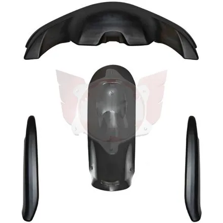 Kit carrosserie 507/508 noir nues (plastique seul)
