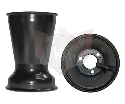 Wheel H180 Puffo AL black W/O screws