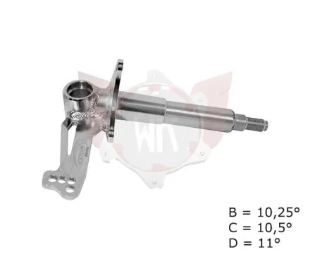 Stub axle assy. KZ 10-25 right C