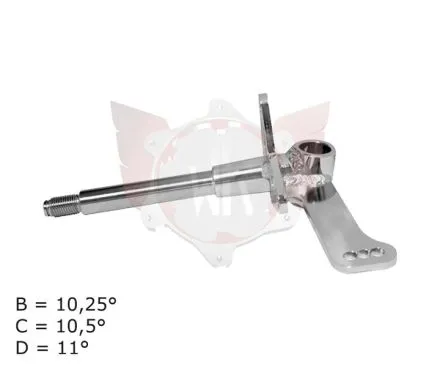 Stub axle V08 8-17 left complete