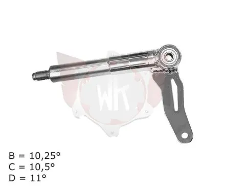 Stub axle DD RX 10-25 lf complete B