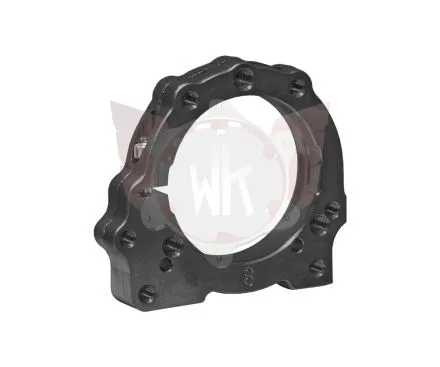 Axle flange 50 adjust. system 8 black