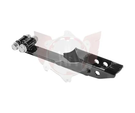 Pedalaufnahme links schwarz kpl.