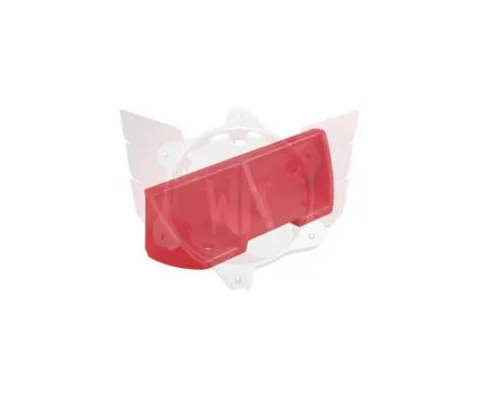 Cale pieds barrettes nylon rouge