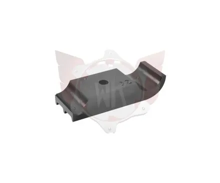 Engine mount clamp 32 MG rounded black matte