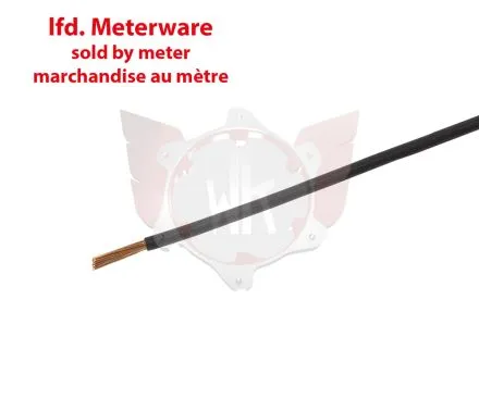 ELECTRIC CABLE 0.75 qmm BLACK