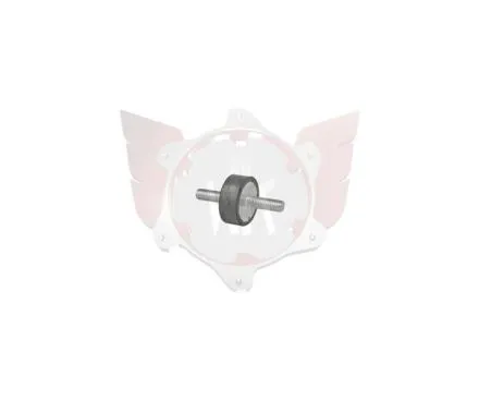 RUBBER MOUNTING 55 SHORE M6, 25mm DIAM.
