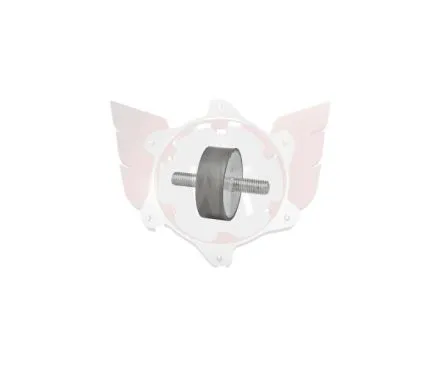RUBBER MOUNTING 55 SHORE M8, 40mm DIAM.