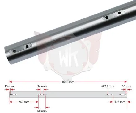 ACHSE KF 1040x50x2mm EXTRA SOFT