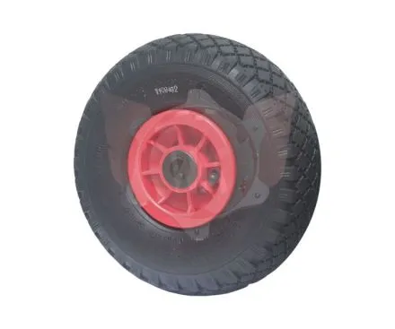 TROLLEY WHEEL & TYRE 260x85x20mm 2PR