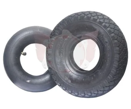 TYRE & TUBE SET 260x85mm 4PR