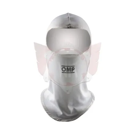 OMP Sturmhaube weiß, Polyester/Spandex