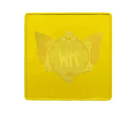 NUMBER PLATE YELLOW
