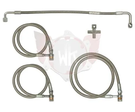 BRAIDED PIPE KIT COMPLETE F/R