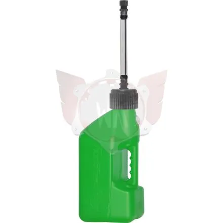 KAWASAKI GRÜNER KANISTER 10L MIT SCHWARZEM DECKEL