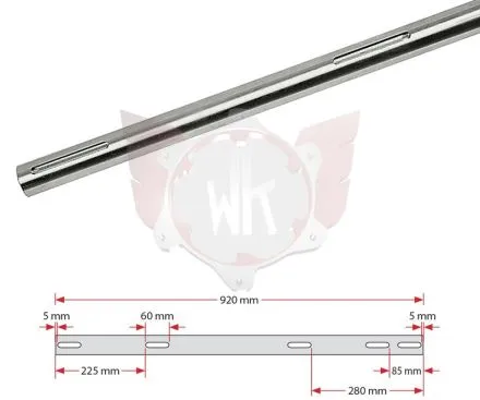 ACHSE 920x25mm VOLLMATERIAL