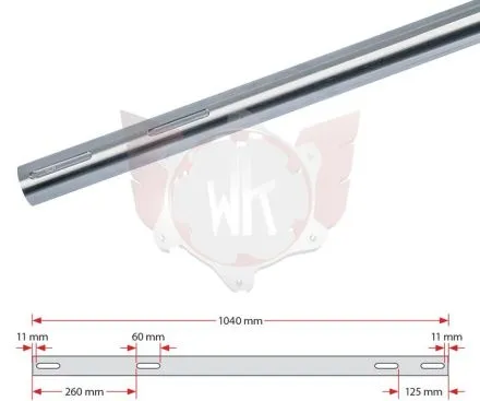 ACHSE 1040x40x3mm WEICH 100ccm