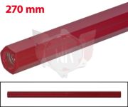 SPURSTANGE SECHSKANT M8x270 ROT ELOXIERT