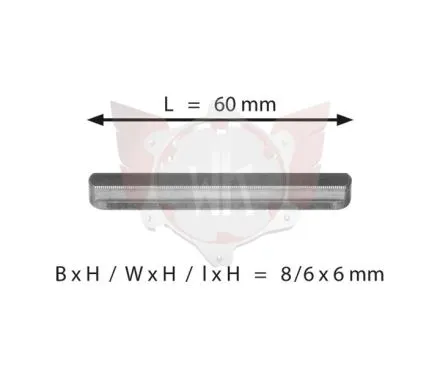 AXLE KEY SET FROM 8 TO 6mm