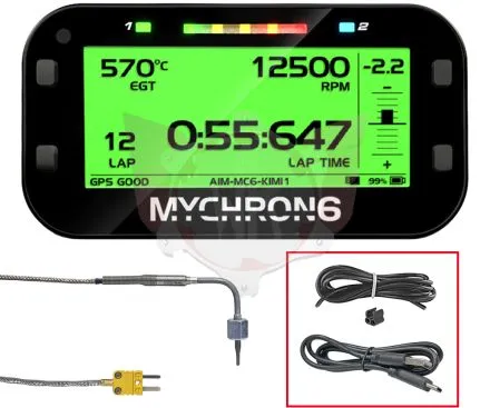 MYCHRON 6 av. GPS, BT, WiFi, câble USB & t/min