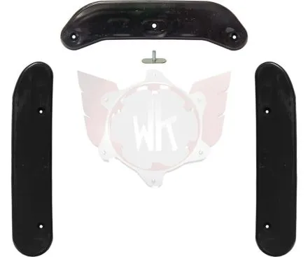 Kit protège-chassis NEW-LINE, noir