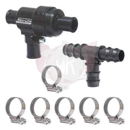 NEW-LINE THERMOSTAT 3-WAY 45° BLACK