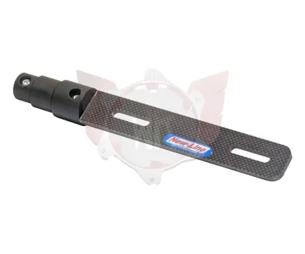 AUSPUFFHALTER LANG FÜR KZ AUS CARBON