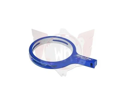 Support durit d'essence en alu, bleu