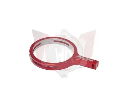 FUEL LINE SUPPORT ALUMINIUM RED