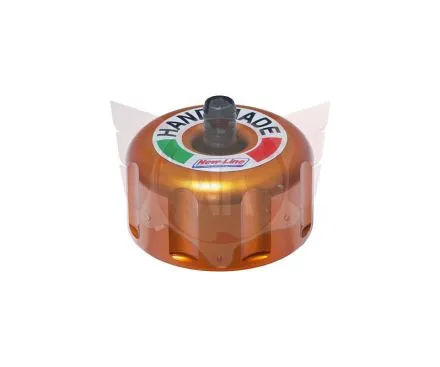 RADIATOR CAP NEW-LINE ALUMINIUM, ORANGE