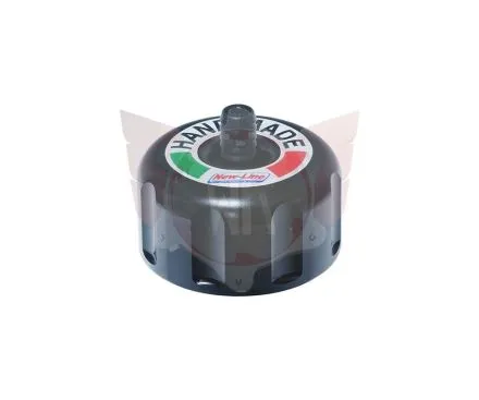 RADIATOR CAP NEW-LINE ALUMINIUM, BLACK