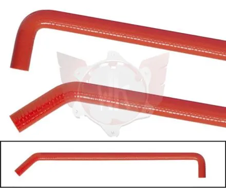 Durit d'eau 18mm en silicone, L = 100cm, rouge