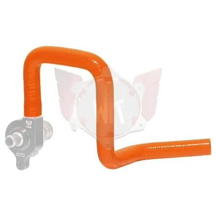 Durit 18mm silicone orange, triple épaisseur 4,5mm