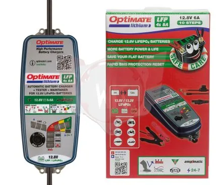 OptiMATE Lithium 4s 6A, 10-step 12.8/13.2V 5A