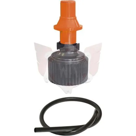 Vanne rapide noire / orange